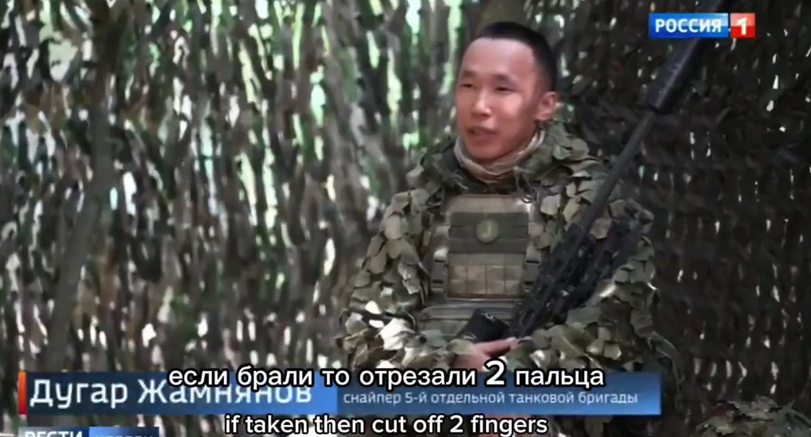 Руски војник на државна телевизија призна: Им ги отсекуваме прстите на украинските снајперисти