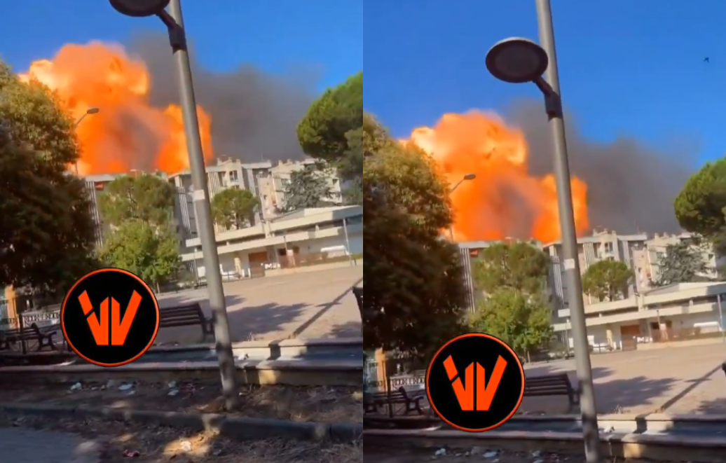 Голема експлозија во Рим: Огнена топка и густ црн чад над градот – има повредени [ВИДЕО]