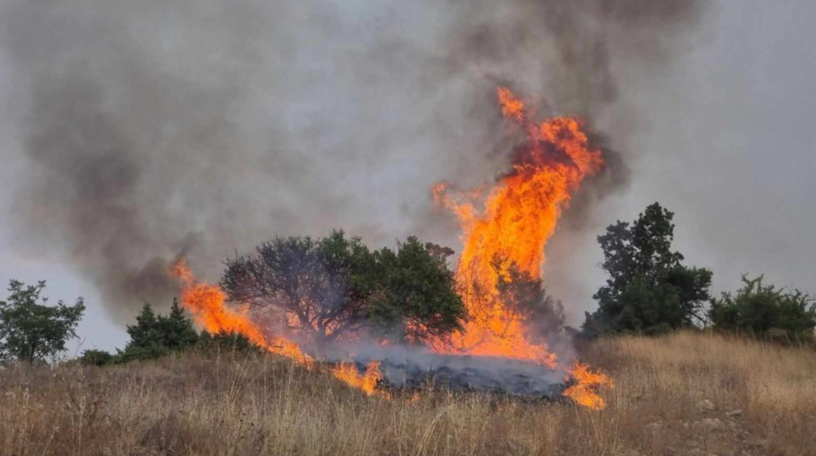 Состојба со пожари на отворен простор во Република Македонија: Пет активни, седум изгаснати и два под контрола