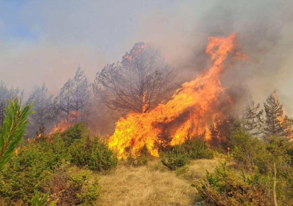 На територија на Република Македонија регистрирани четири активни пожари – еве каде гори во моментов