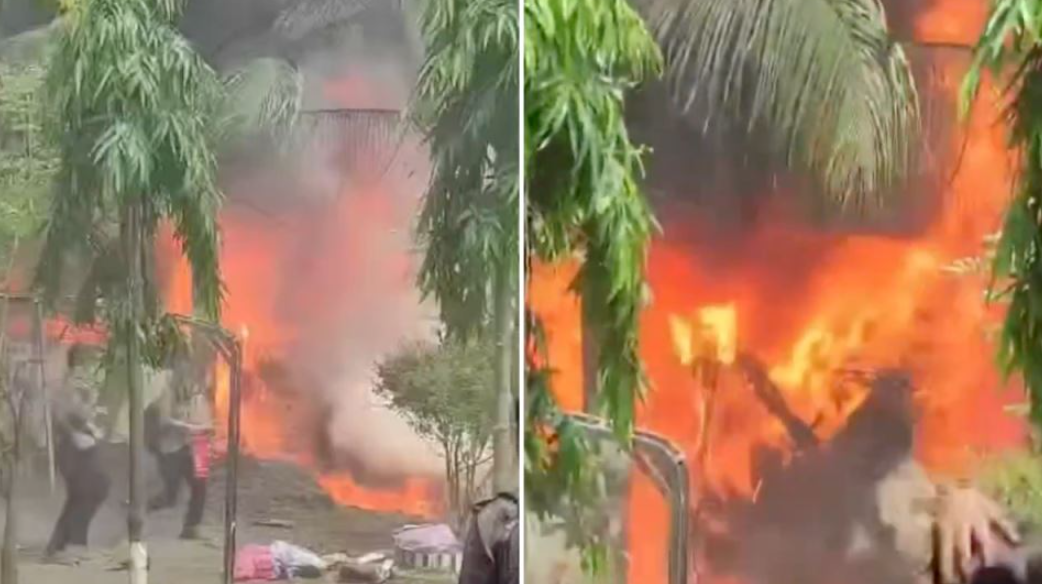 [ВИДЕО] Хорор во Бангладеш – воен авион се урна врз училишен кампус