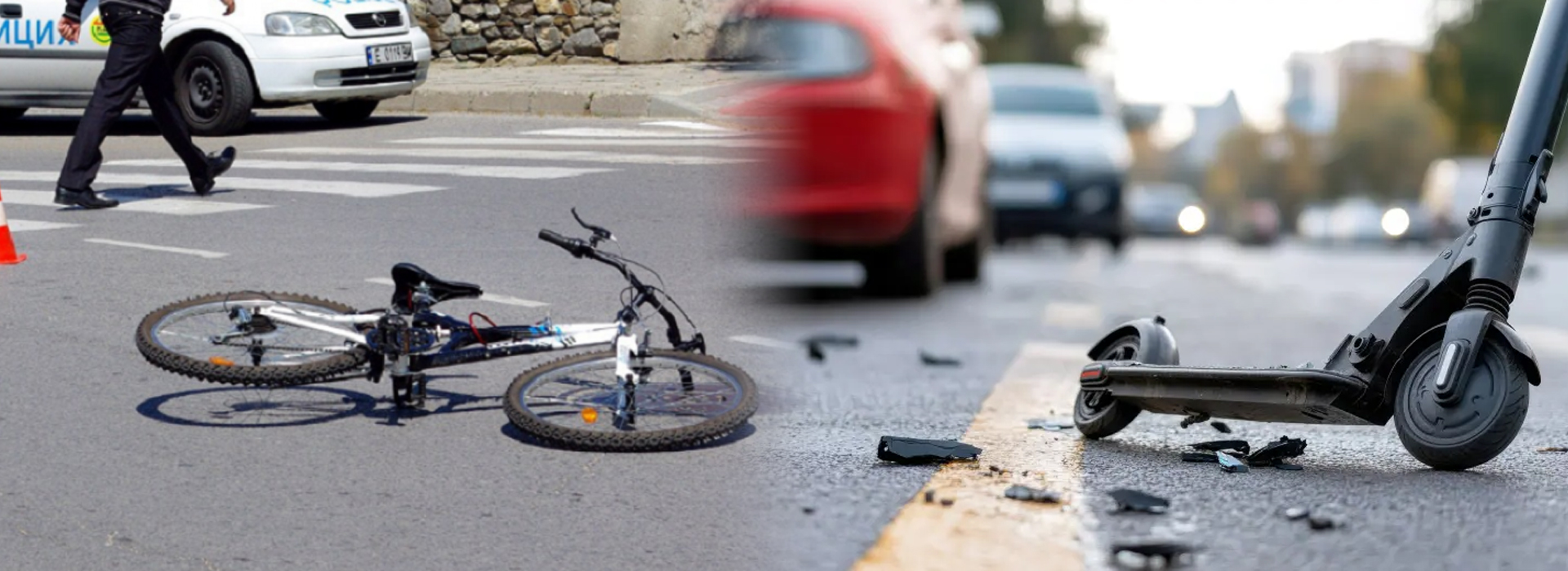 Во Гостивар вчера петгодишно дете кое управувало електричен тротинет и 76-годишен гостиварец со велосипед се здобиле со тешки повреди од удар на возила