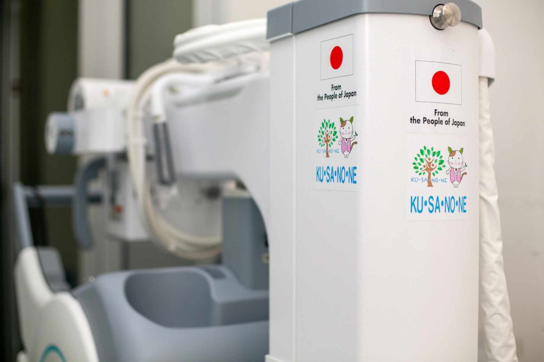 На Клиниката за детски болести обезбеден дигитален мобилен рендген апарат со поддршка од Амбасадата на Jапонија