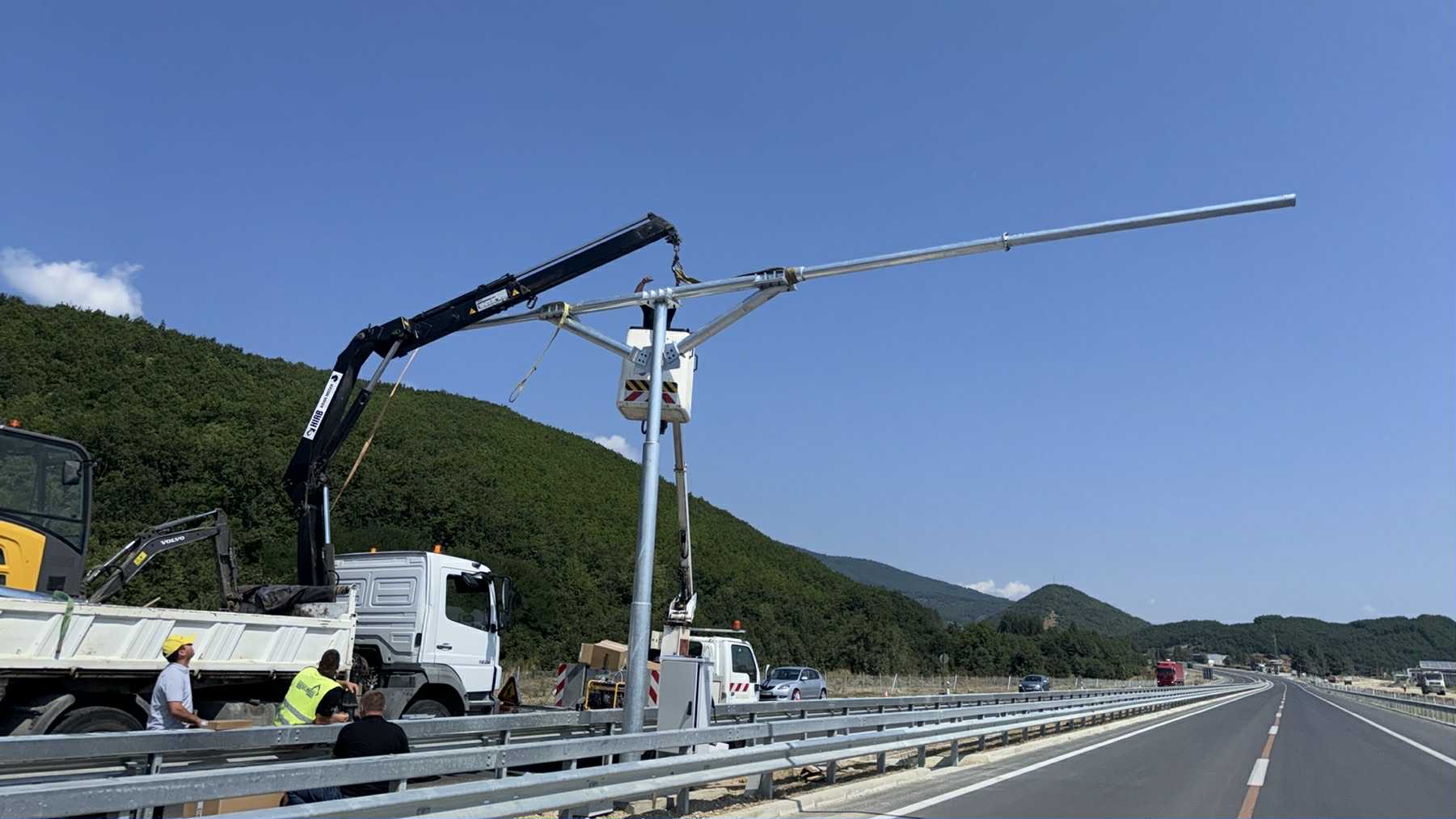 Нови камери за мерење брзина на автопатот Кичево – Охрид