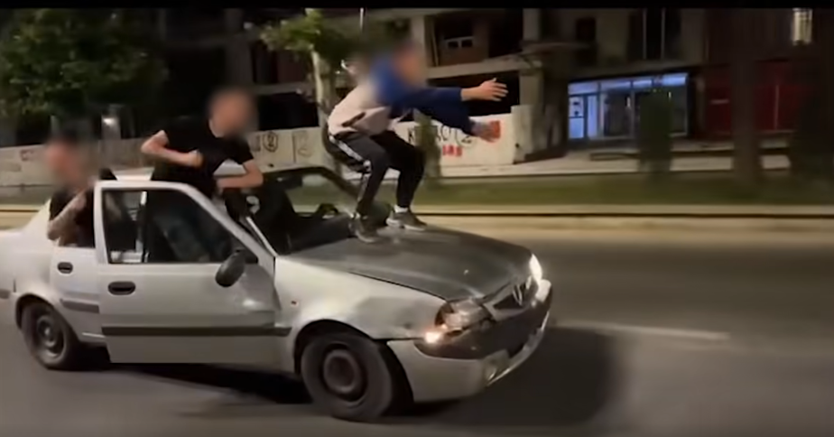 Поднесени пријави против лицата кои дивееја со автомобил по скопските булевари