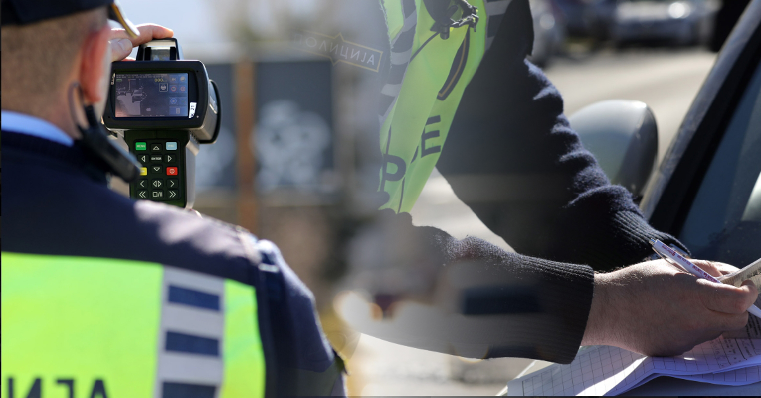 Приведен возач од Пробиштип, управувал возило со 185 км на час на место каде е дозволено 110 км на час