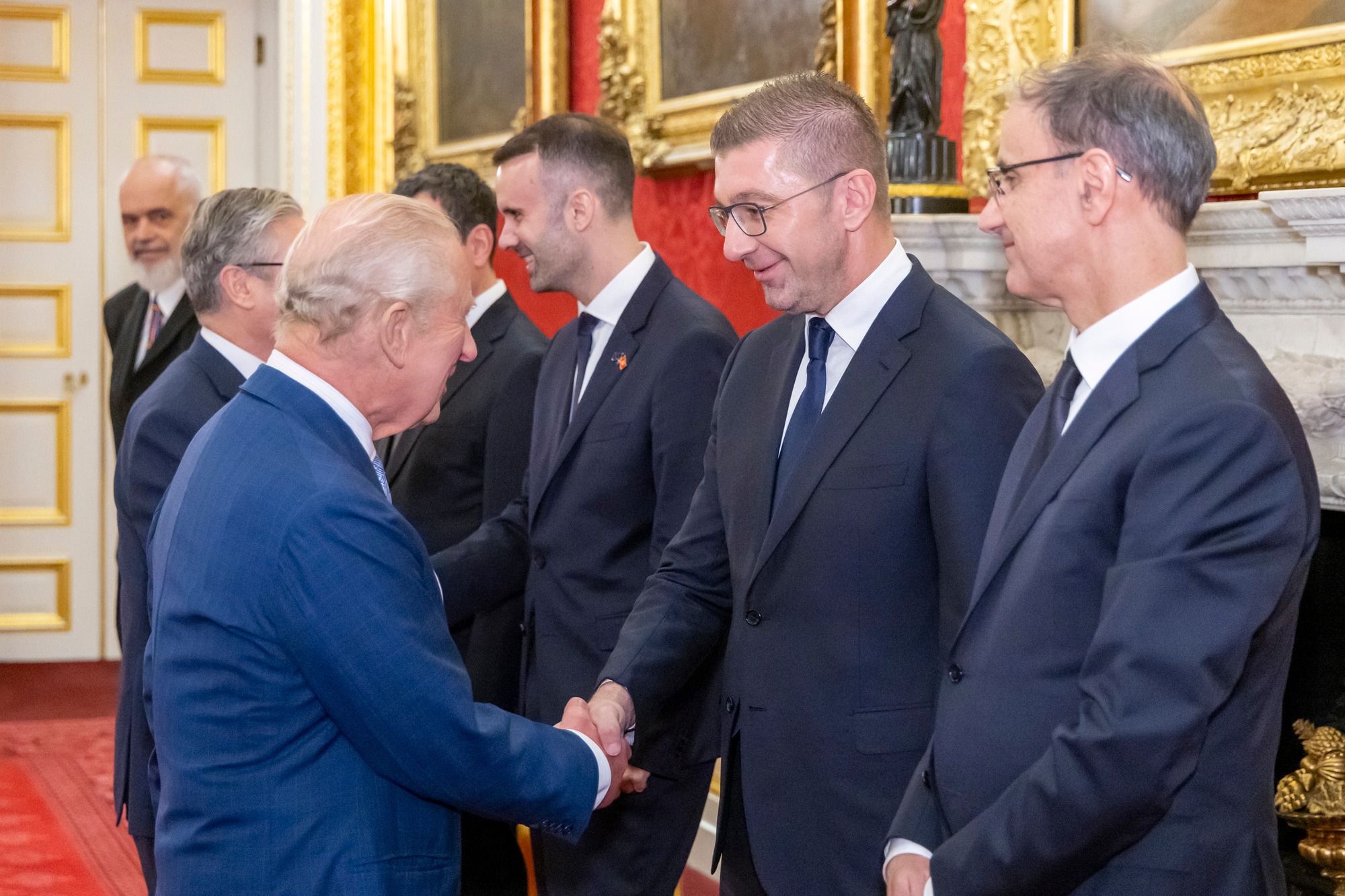 Мицкоски се сретна со британскиот крал Чарлс III