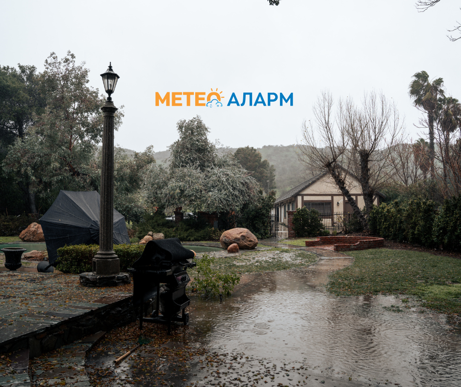 БУРНО ВРЕМЕ: Следуваат нови врнежи деновиве и силен ветер до 70 км/час