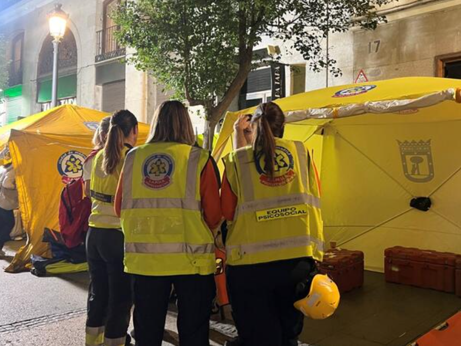 Четворица загинати во уривање зграда во центарот на Мадрид